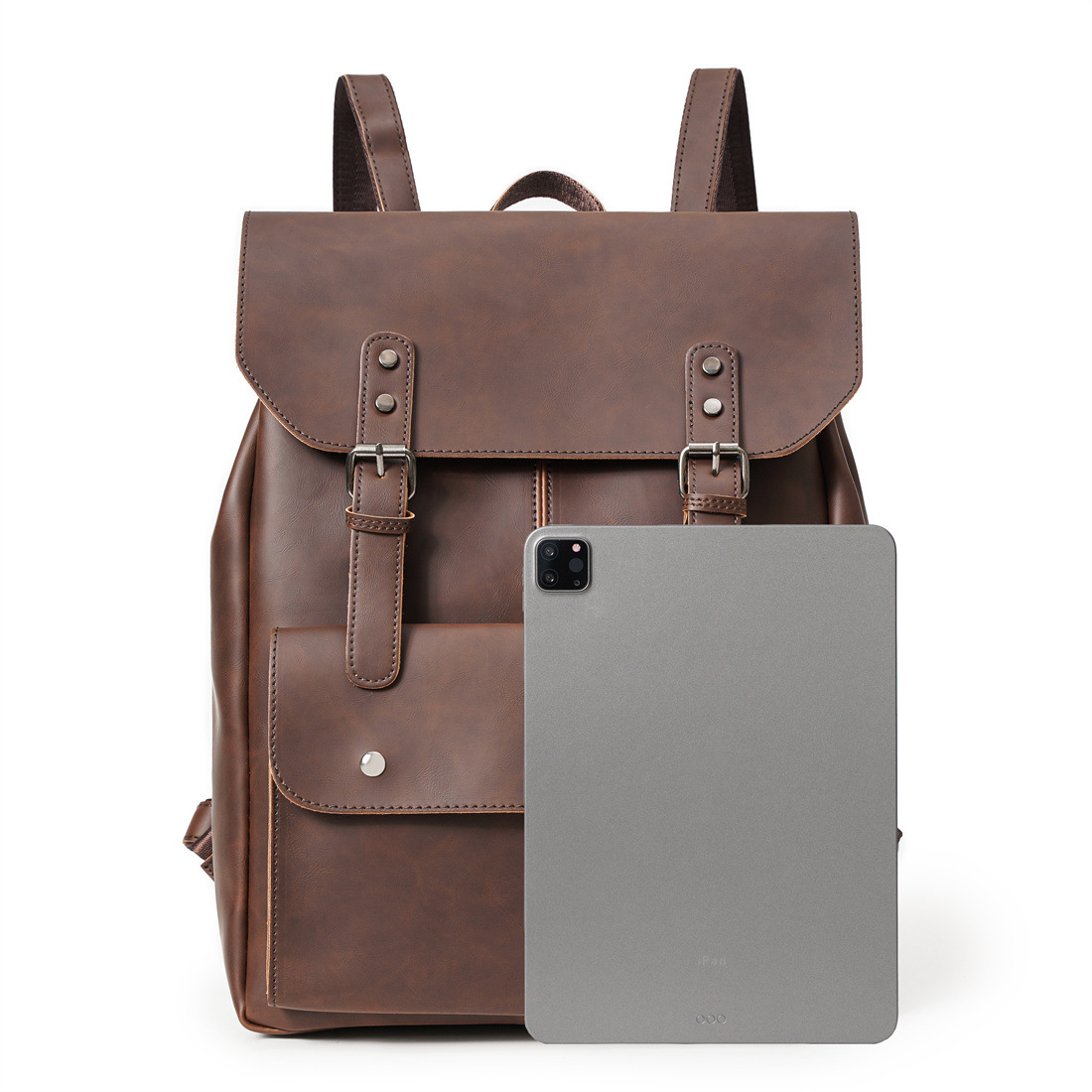 Vintage Herren-Leder-Rucksack, – Leather Work Rucksack Mens Bewertung und Preis