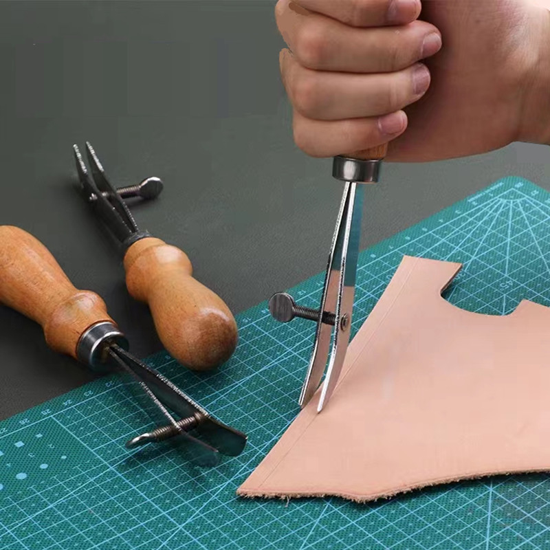 Einstellbare Leder Rand Falzma – Groover Stitching Tool Bewertung und Preis